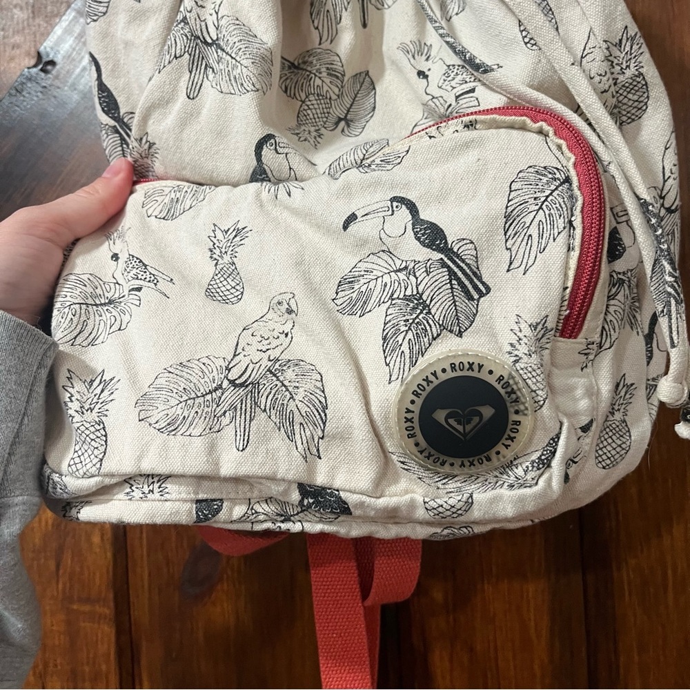 Roxy tropical drawstring backpack bag - image 3